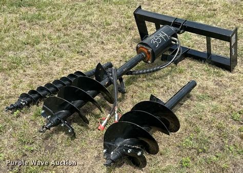 mower king skid steer auger|MOWER KING Auger For Sale .